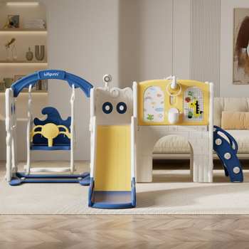 Детский игровой комплекс LUMPURINI Kiddiplay 8в1 для дома и улицы (KD107)
