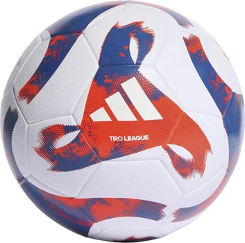 М'яч футбольний Adidas Tiro League TSBE HT2422 розмір 4, біло-синій