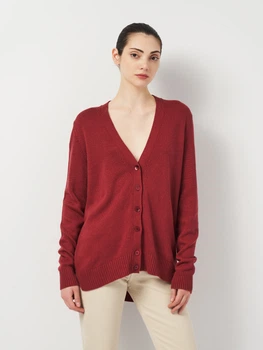 Кардиган женский United Colors of Benetton 159086 S Бордовый (2200004318028)