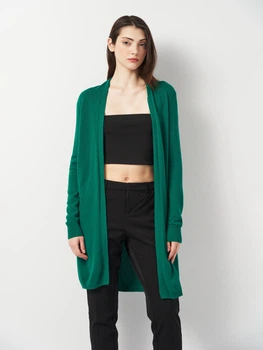 Кардиган з домішкою вовни в'язаний жіночий United Colors of Benetton 159131 XS Зелений (2200004319285)