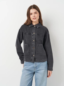 Куртка джинсовая женская Veto Jeans 192761 M Темно-серая (2200005099520)