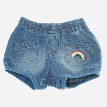 Детские шорты на резинке для девочки United Colors of Benetton 162915 56 см Синие (LV2200004427973)