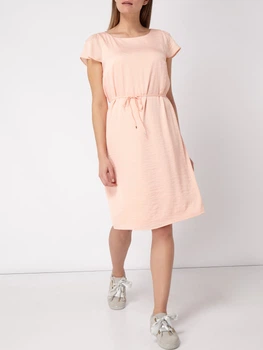 Платье короткое летнее женское Tom Tailor 157742 S Светло-розовое (2200004283661)