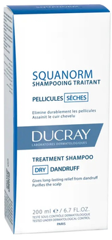 Szampon od łupieżu Ducray Kelual Squanorm Anti-dandruff Dry dandruff 200 ml (3282771015040)