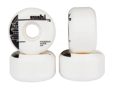 Колеса для скейтборда Sushi Pagoda Wide White 52 мм (ds4606)