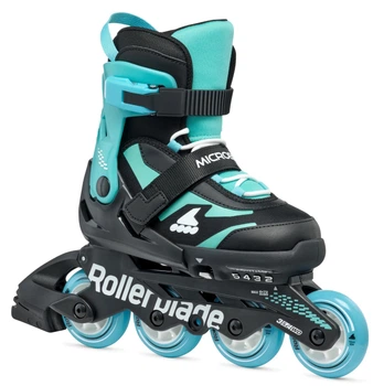 Детские ролики Rollerblade Microblade Black/Light Blue размер 33-36.5 (sk171)
