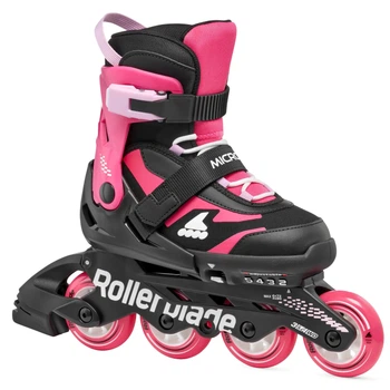 Детские ролики Rollerblade Microblade Black/Pink размер 33-36.5 (sk165)