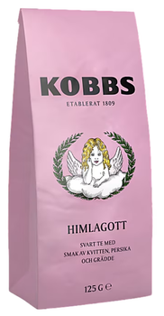 Чорний чай зі смаком айви, персика та вершків KOBBS, 125 г kobbs_h_125