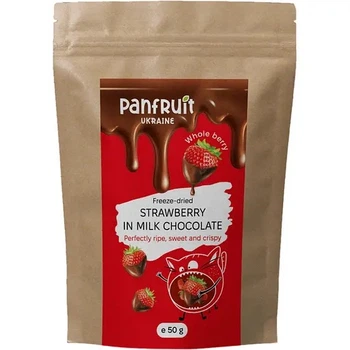 Полуниця сублімована в шоколаді Panfruit 50 г