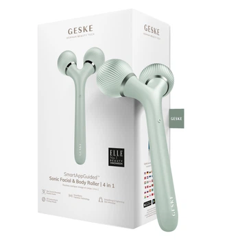 Електронний ультразвуковий ролик для обличчя та тіла GESKE Sonic Facial&Body Roller green (HB0040)