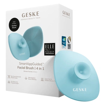 Щітка для обличчя GESKE Facial Brush з тримачем turquoise (HB0059)