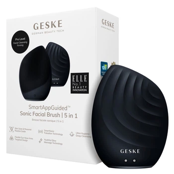 Електронна ультразвукова щітка для обличчя GESKE Sonic Facial Brush black (HB0069)