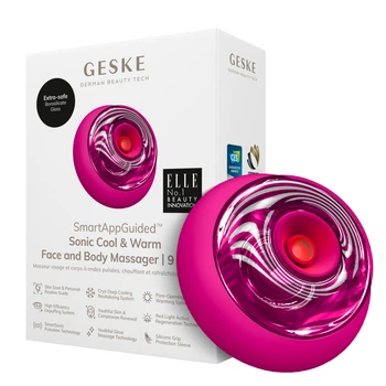 Масажер для обличчя та тіла GESKE Sonic Cool&Warm Face and Body Massager magenta (HB0278)