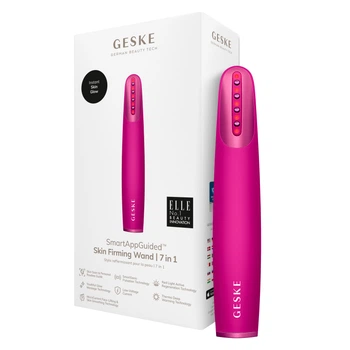Пристрій для зміцнення і тонізації шкіри обличчя GESKE Skin Firming Wand 7в1 magenta, One Size