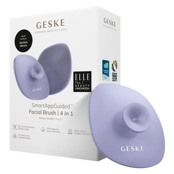 Щітка для обличчя GESKE Facial Brush з тримачем purple (HB0057)