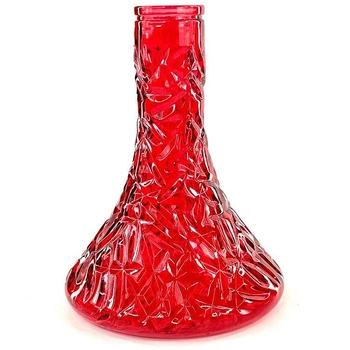 Колба для кальяна Kohana Aurora Red Кохана Аура 24 см универсальная термостойкое боросиликатное стекло тип соединения универсальный красная