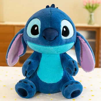Stich (Эксперимент 626) мягкая игрушка плюшевый Стич синий размер 35 см игрушка-подушка