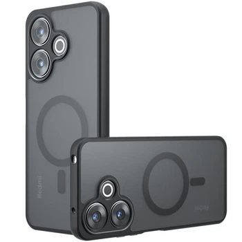 Защитный чехол Deexe Matte Skin with MagSafe для Xiaomi Redmi 13 - Black