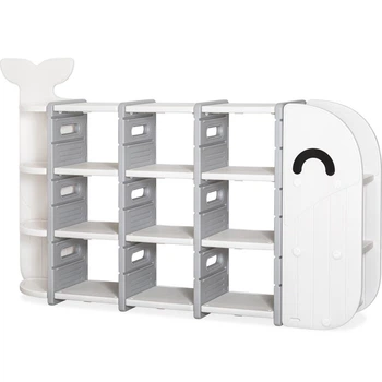 Дитячий стелаж Mealux Splash White (арт. KD-E054 White)