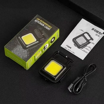 Фонарь-брелок Optima с магнитом Mini COB 500 lum Черный (XK-Mini COB)