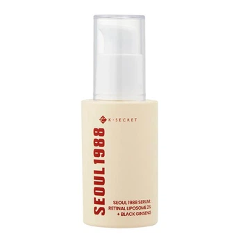 Нічний серум з ретинолом та бакучіолом K-SECRET - SEOUL 1988 Serum : Retinal Liposome 2% + Black Ginseng 30 ml