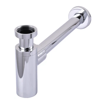 Сифон для раковины, мойки цилиндрический 1 1/4" Globus Lux GSB-32-125-00 хром