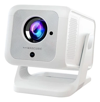 Проектор з автофокусом Magcubic HY310X 4K Android 11 WI-FI6 Bluetooth HDMI 150" 420ANSI Hi-Fi білий