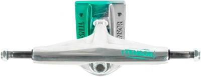 Підвіски для скейтборду TENSOR ALUM STENCIL MIRROR Raw/Green Fade 5.5