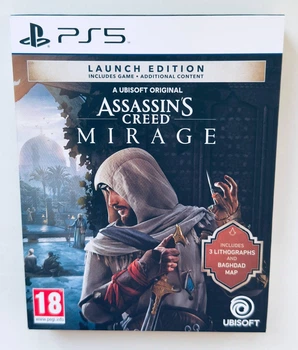 Диск для PlayStation 5 - Assassin's Creed Mirage Launch Edition + картонный футляр, русские субтитры, Б/У