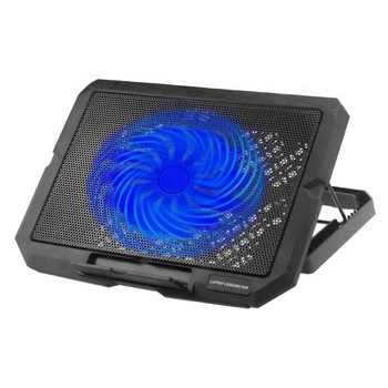 Підставка для ноутбука з активним охолодженням 2 USB 1 вентилятор Black MLT P6S66