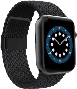Pasek Puro Loop Nylon Strap do Apple Watch 42/44/45/49 mm Black (8033830305047)