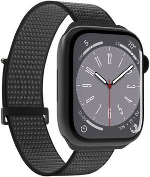 Pasek Puro Sport Nylon Strap do Apple Watch 38/40/41 mm Black (8018417441318)
