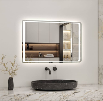 Зеркало POLA с LED подсветкой и сенсор ONE TOUCH 700mmх500mm