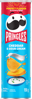 Чіпси Pringles Cheddar & Sour Cream 158 г