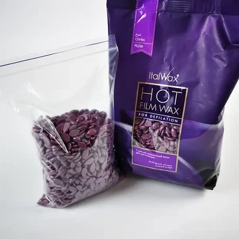 Віск ItalWax у гранлах, 100 г, слива ручне фасування
