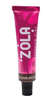 Краска для бровей с коллагеном ZOLA Eyebrow Tint With Collagen 04 Dark Brown 15ml.