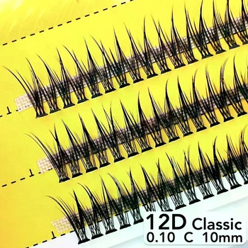 Ресницы Nesura Eyelash Classic 12D Ластівки 10 мм