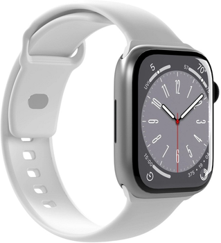 Pasek Puro Icon Silicone Strap do Apple Watch 38/40/41 mm 2 szt. White (8018417441271)
