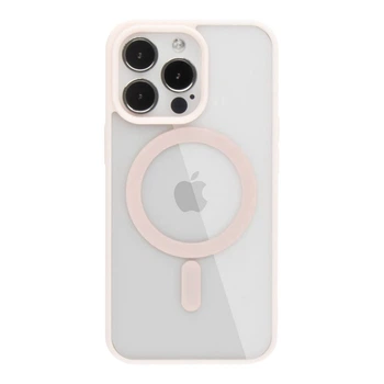 Чохол NEW TPU Color with Magsafe для iPhone 15 Pro Колір Pink