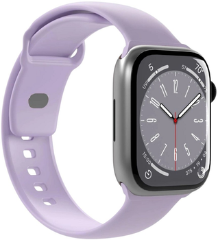 Pasek Puro Icon Silicone Strap do Apple Watch 38/40/41 mm 2 szt. Lavender (8018417442445)