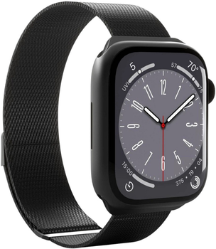Pasek Puro Milanese Stainless Steel do Apple Watch 38/40/41 mm Black (8018417441288)