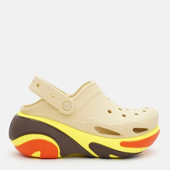 Женские кроксы Crocs Bubble Crush Clog Ssm 210061-0HX 43-44 (M10/W12) 28 см Бежевые (196265761760)
