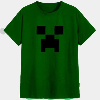 Футболка Minecraft Creeper бавовняна PG09184 goodreclama L Зелений
