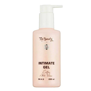 Нежный гель для интимной гигиены с Алое и молочной кислотой pH 4.5, Intimate Gel Top Beauty 200 мл
