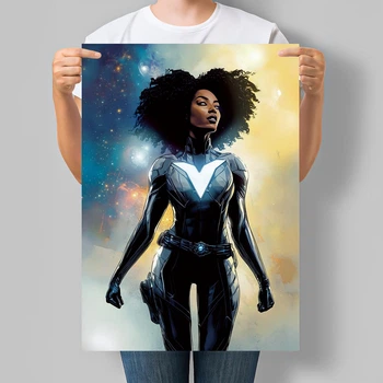 Постер супергероиня Спектрум Marvel. Фан-арт. Серия Superheroine Collection А3 30х42 см (MAR04_А3)