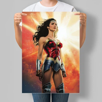 Постер супергероиня DC Диана Принц (Чудо Женщина). Фан-арт. Серия Superheroine Collection А3 30х42 см (MAR10_А3)