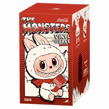Коллекционная лимитированная фигурка-сюрприз Labubu Лабубу The Monsters, брелок из серии Cola, 17 см