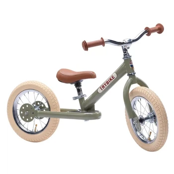 Беговел Trybike балансирующий оливковый
