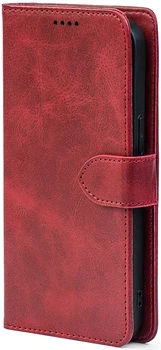 Чохол-книга Crazy Horse Clasic для Motorola G06 Red Wine (Front) (69707)