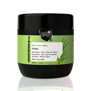 Зволожуюча маска для волосся Sem Sal Aloe Vera Hidra 500 мл Real Natura